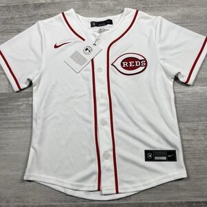 Nike Cincinnati‎ Reds MLB Jonathan India #6 White Jersey Kids Large (7) NWT $75